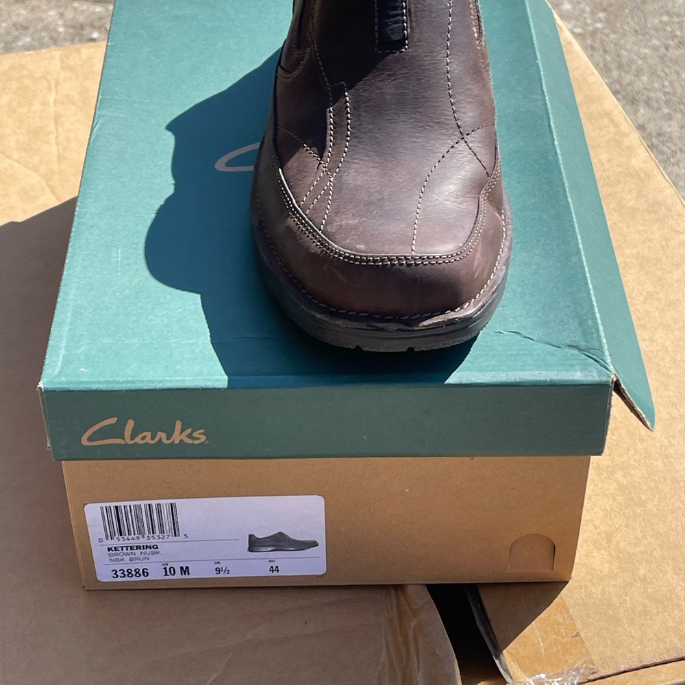 Clarks Men's Dark Brown Leather Loafers